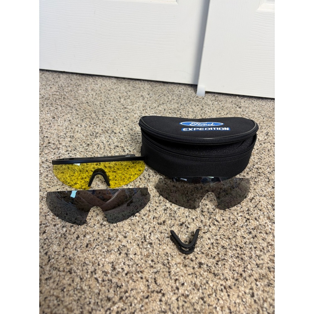 Ford Expedition Sunglasses With Case Three Lenses and two nose pieces NYX VTG